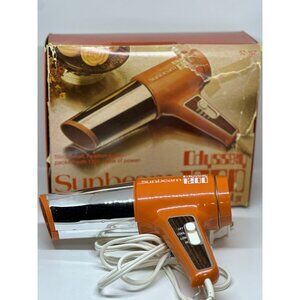 VTG Sunbeam Odyssey 1200 Hair Dryer - 1200W Feather-Light Power TESTED WORKS